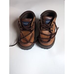 OshKosh Tie Up Genuine Leather Shoes Size 5 Toddlers